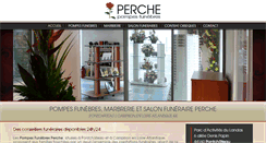 Desktop Screenshot of pompesfunebresperche.com